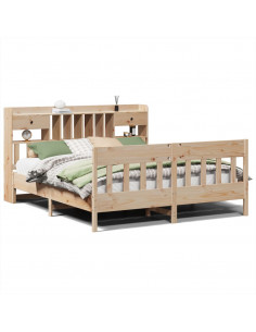 Giroletto senza Materasso 180x200 cm in Legno Massello di Pino