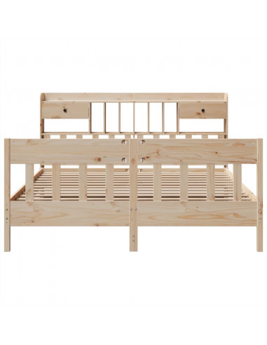 Giroletto senza Materasso 180x200 cm in Legno Massello di Pino