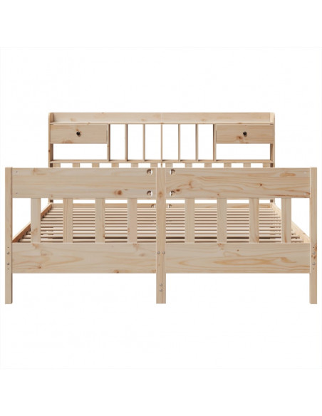 Giroletto senza Materasso 180x200 cm in Legno Massello di Pino