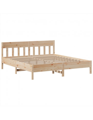 Giroletto senza Materasso 180x200 cm in Legno Massello di Pino