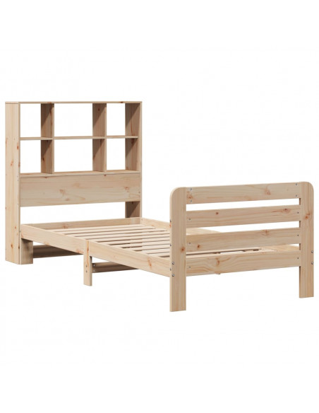 Giroletto senza Materasso 90x200 cm in Legno Massello di Pino