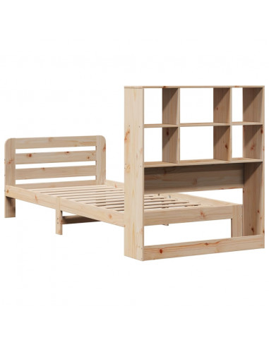 Giroletto senza Materasso 90x200 cm in Legno Massello di Pino