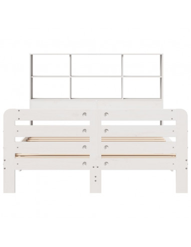 Giroletto senza Materasso Bianco 120x200 cm Legno Massello Pino