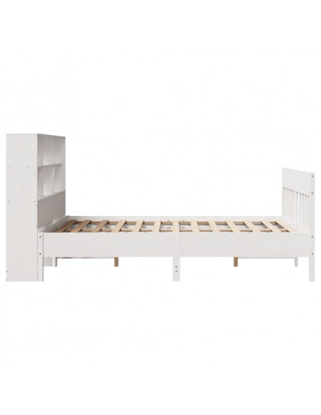 Giroletto senza Materasso Bianco 120x200 cm Legno Massello Pino