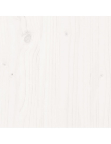 Giroletto senza Materasso Bianco 180x200 cm Legno Massello Pino