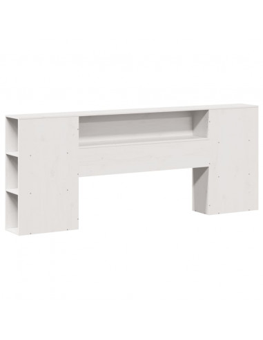 Giroletto senza Materasso Bianco 180x200 cm Legno Massello Pino