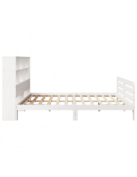 Giroletto senza Materasso Bianco 180x200 cm Legno Massello Pino