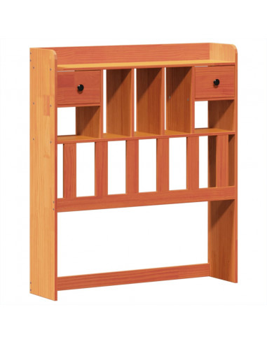 Giroletto senza Materasso Marrone Cera 100x200 cm Legno di Pino