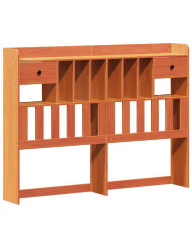 Giroletto senza Materasso Marrone Cera 150x200 cm Legno di Pino