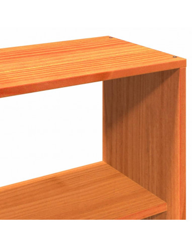 Giroletto senza Materasso Marrone Cera 160x200 cm Legno di Pino