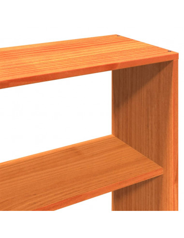 Giroletto senza Materasso Marrone Cera 180x200 cm Legno di Pino