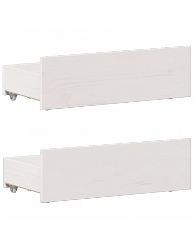 Letto con Libreria senza Materasso 75x190 cm in Legno Pino