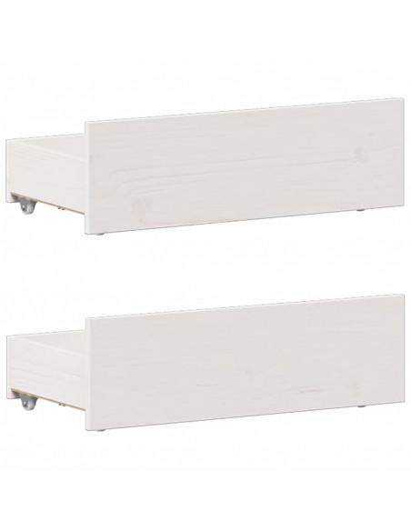 Letto con Libreria senza Materasso 75x190 cm in Legno Pino