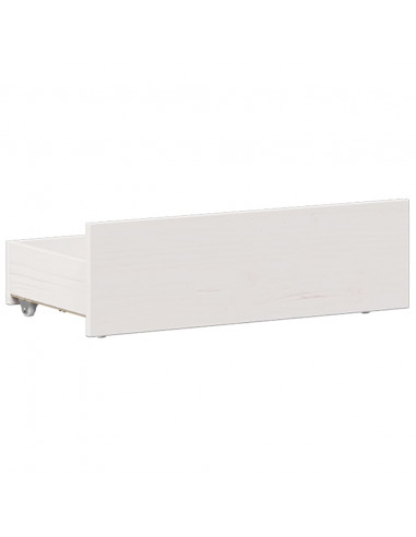 Letto con Libreria senza Materasso 75x190 cm in Legno Pino