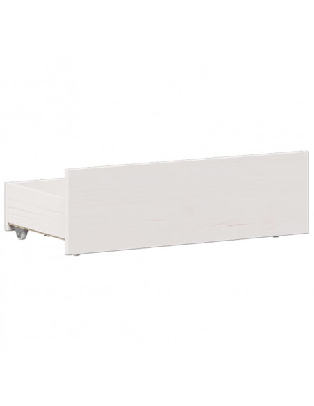 Letto con Libreria senza Materasso 75x190 cm in Legno Pino
