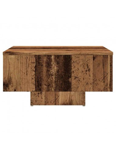 Tavolino Salotto Legno Antico 60x60x31,5 cm Legno Multistrato
