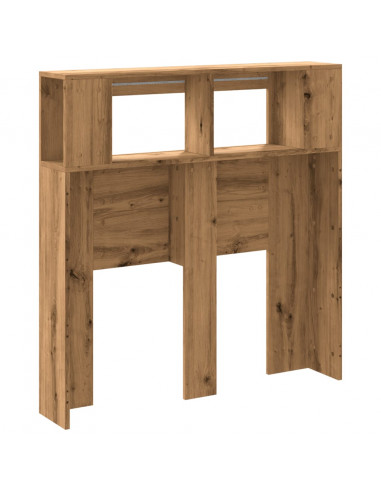 Testiera LED Rovere Artigianale 100x18,5x103,5 cm Multistrato