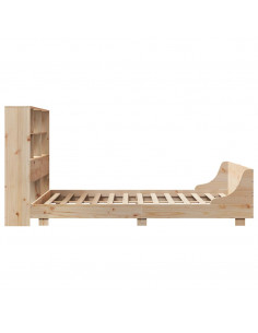 Letto senza Materasso 120x190 cm in Legno Massello di Pino