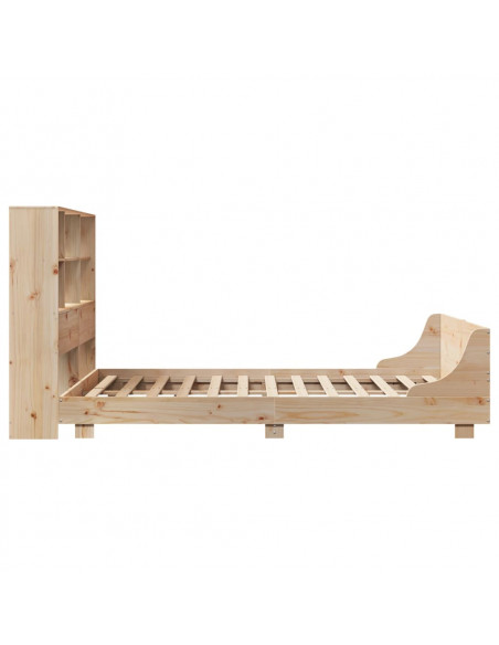 Letto senza Materasso 120x190 cm in Legno Massello di Pino