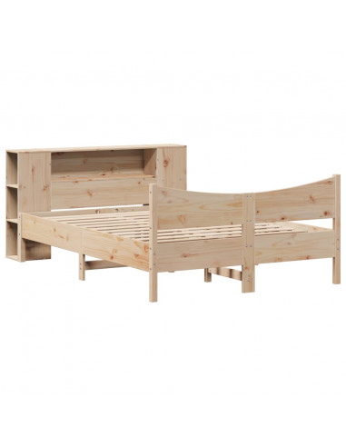 Letto senza Materasso 120x190 cm in Legno Massello di Pino