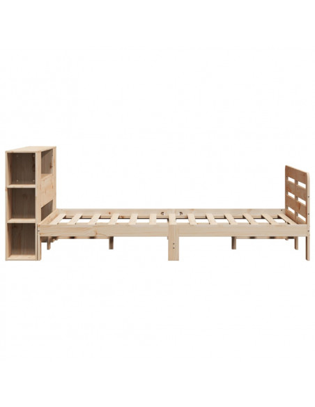 Letto senza Materasso 120x190 cm in Legno Massello di Pino
