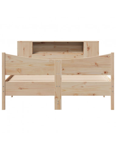 Letto senza Materasso 135x190 cm in Legno Massello di Pino