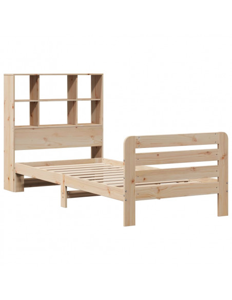 Letto senza Materasso 90x190 cm in Legno Massello di Pino