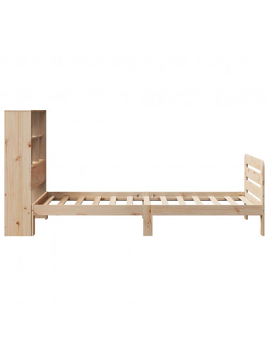 Letto senza Materasso 90x190 cm in Legno Massello di Pino