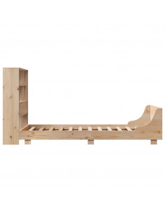 Letto senza Materasso 90x190 cm in Legno Massello di Pino