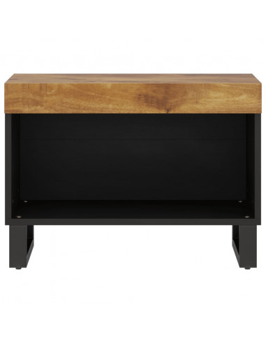 Mobile Porta TV 60x33x43,5 cm in Legno Massello di Mango