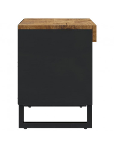 Mobile Porta TV 60x33x43,5 cm in Legno Massello di Mango