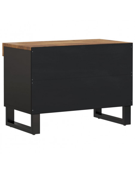 Mobile Porta TV 60x33x43,5 cm in Legno Massello di Mango