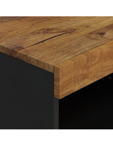 Mobile Porta TV 60x33x43,5 cm in Legno Massello di Mango