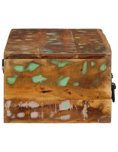 Mobile TV a Parete 100x30x19 cm in Legno Massello di Recupero