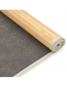 Tappeto in Bambù 100x160 cm Naturale