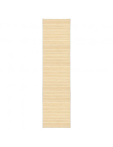Tappeto in Bambù 80x300 cm Naturale