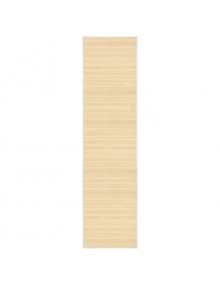 Tappeto in Bambù 80x300 cm Naturale