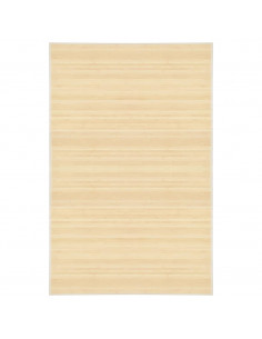 Tappeto in Bambù 100x160 cm Naturale 2