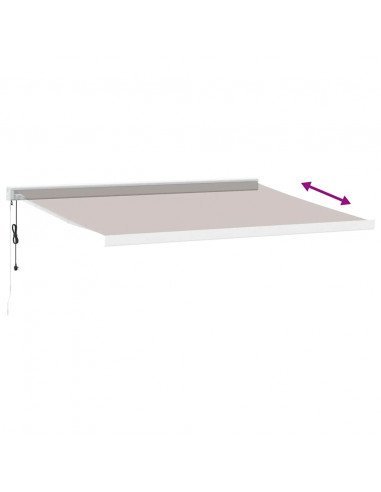 Tenda da Sole Retrattile Automatica 400x300 cm Marrone