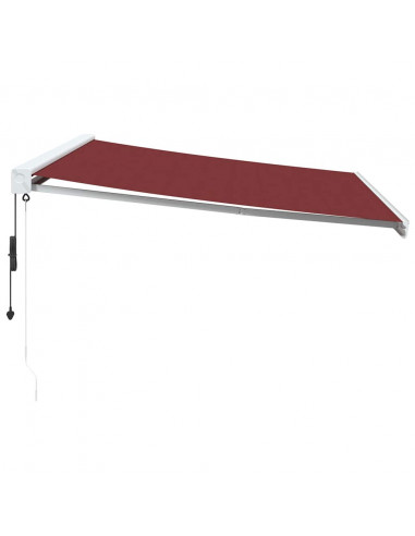 Tenda da Sole Retrattile Automatica Bordò 400x300 cm