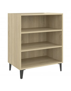 Credenza Rovere Sonoma 57x35x70 cm in Legno Multistrato