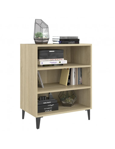 Credenza Rovere Sonoma 57x35x70 cm in Legno Multistrato