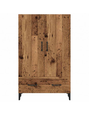 Credenza Legno Antico 70x31x115 cm in Legno Multistrato