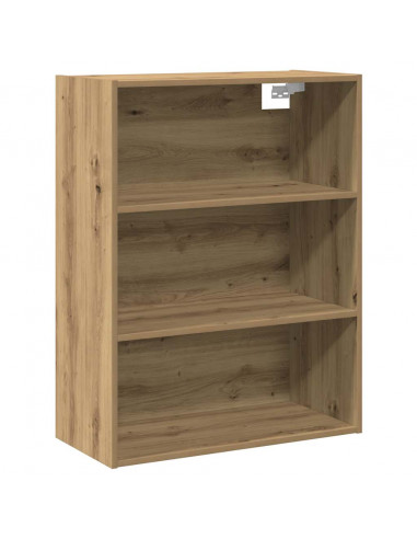 Credenza con Pensile Rovere Artigianale in Legno Multistrato