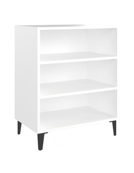 Credenza Bianca 57x35x70 cm in Legno Multistrato