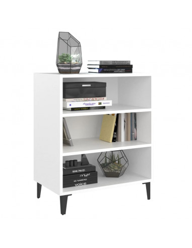 Credenza Bianca 57x35x70 cm in Legno Multistrato