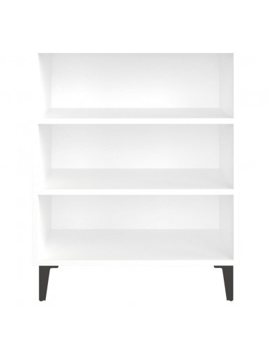 Credenza Bianca 57x35x70 cm in Legno Multistrato