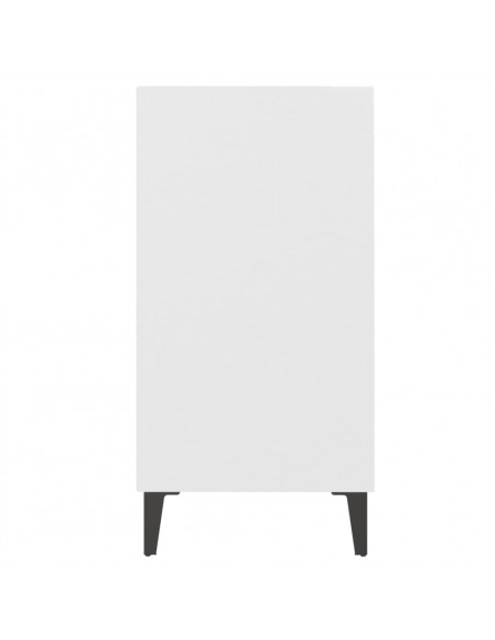 Credenza Bianca 57x35x70 cm in Legno Multistrato