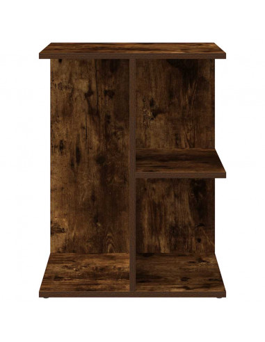 Comodino Rovere Fumo 46,5x29x61 cm in Legno Multistrato