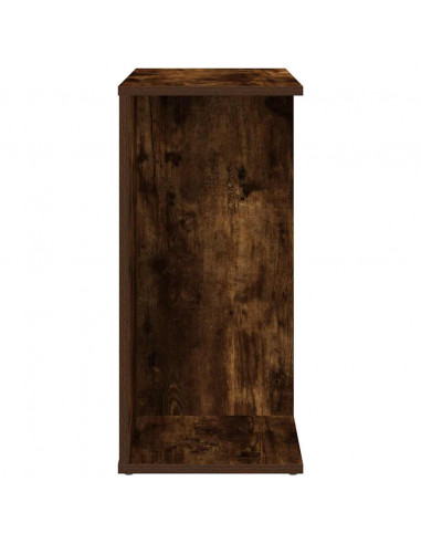 Comodino Rovere Fumo 46,5x29x61 cm in Legno Multistrato